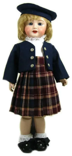11" Plaid Skirt and Jacket Outfit for Bleuette