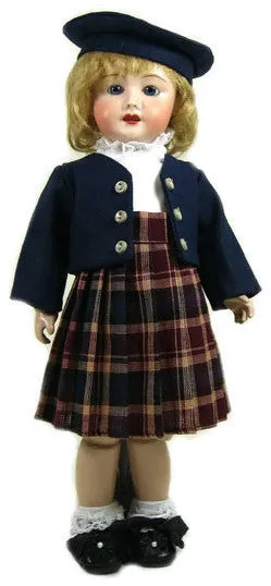11" Plaid Skirt and Jacket Outfit for Bleuette