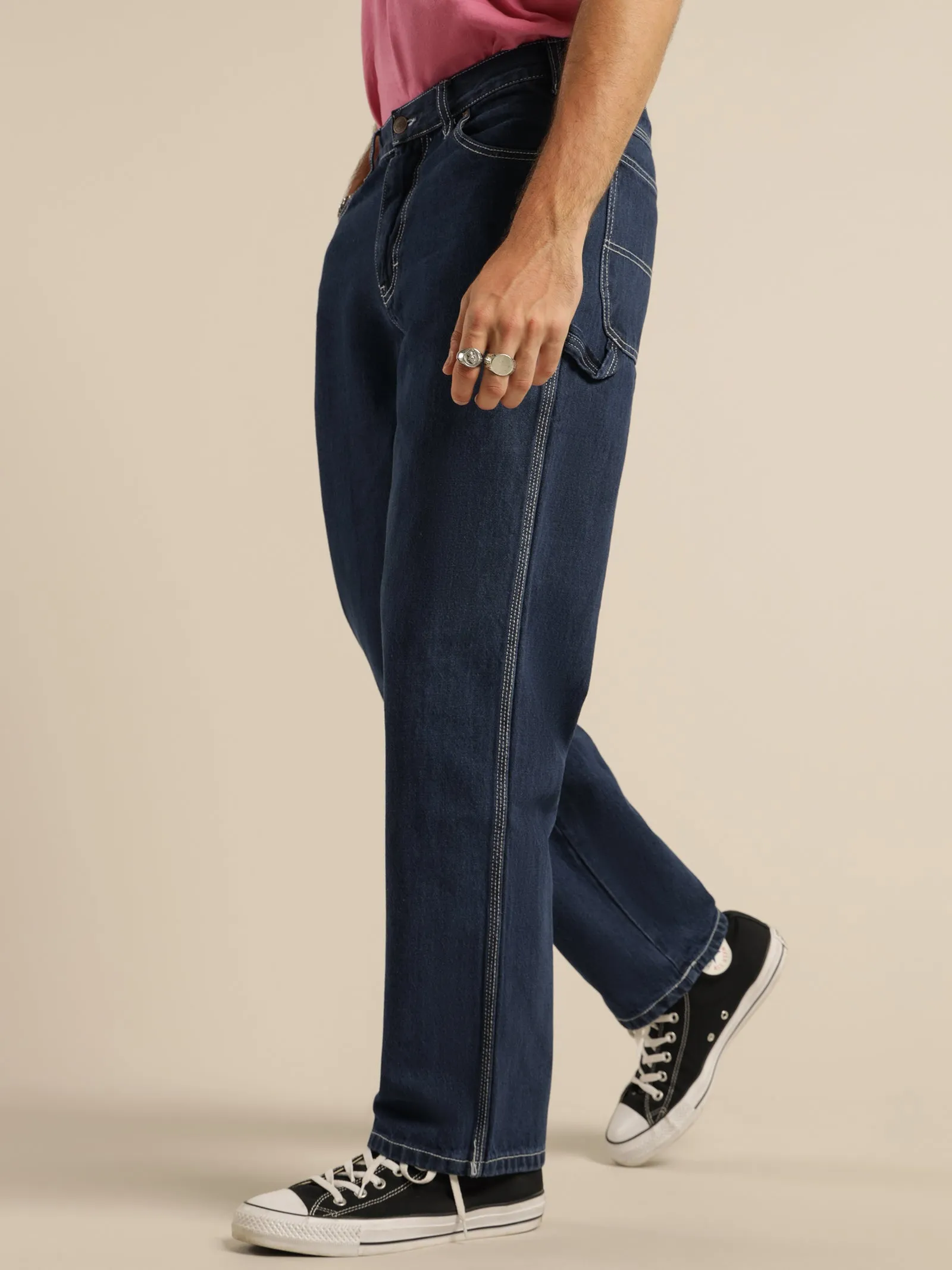 1994 Carpenter Denim Jeans in Rinsed Indigo