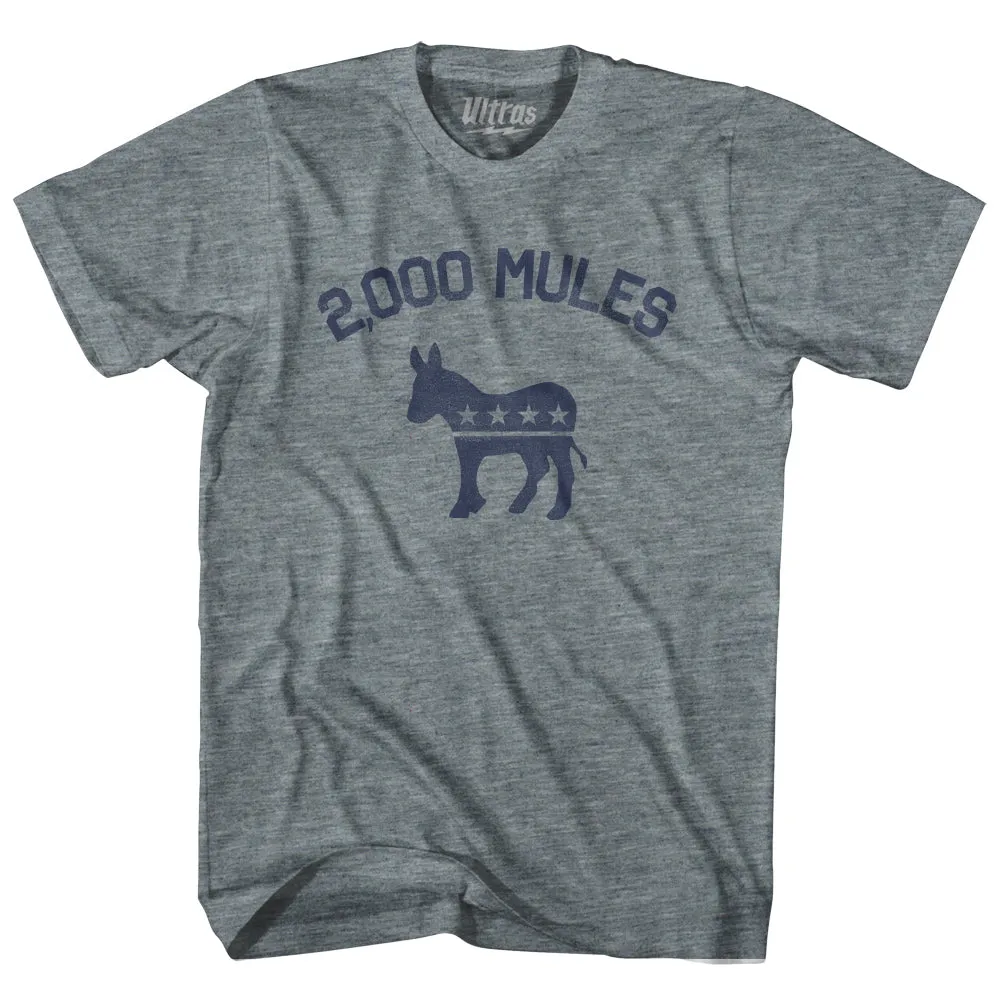 2000 Mules Donkey Youth Tri-Blend T-shirt