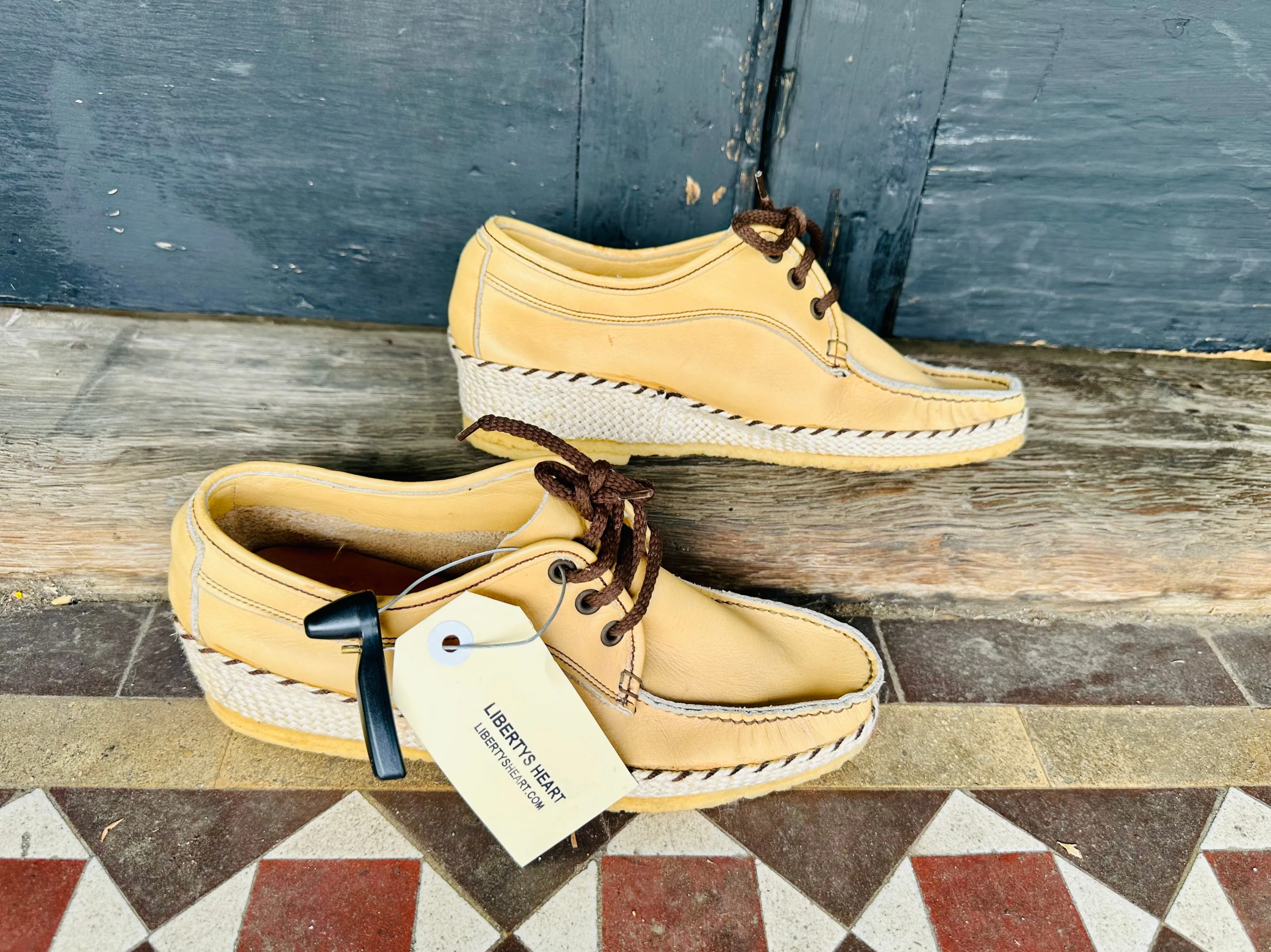 70s Beige Florsheim Espadrille