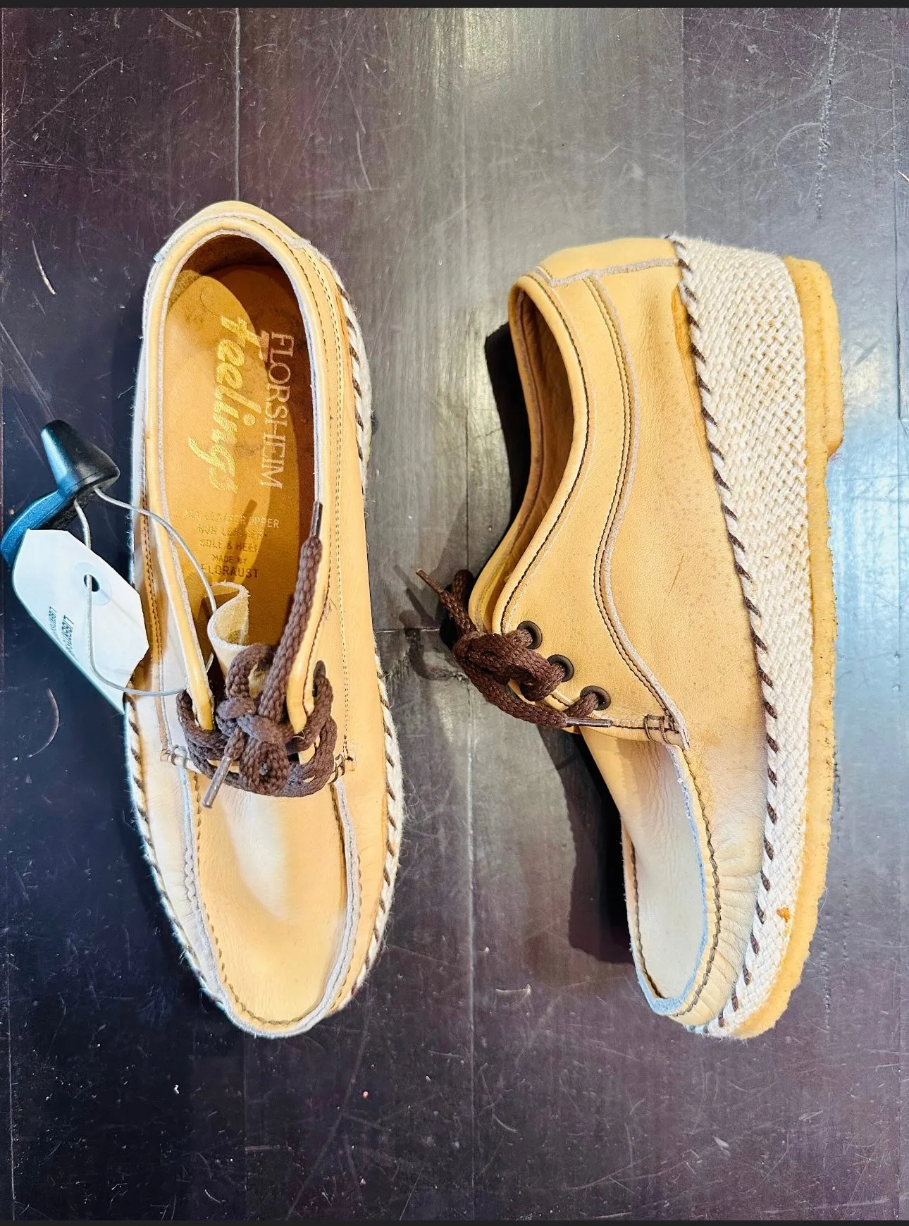 70s Beige Florsheim Espadrille