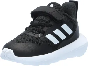 adidas Baby Fortarun 2.0 Sneaker, Black/White/Black, 5 US Unisex Infant