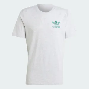 ADIDAS GRAPHICS LIQUID TREFOIL T-SHIRT - GREY