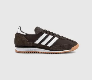 adidas Sl 72 Trainers Dark Brown White Gum