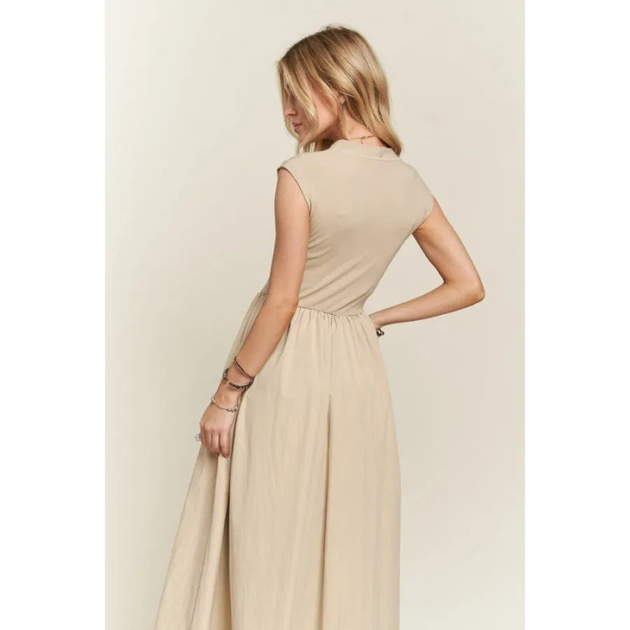 ADORA V-Neck Cap Sleeve Dress