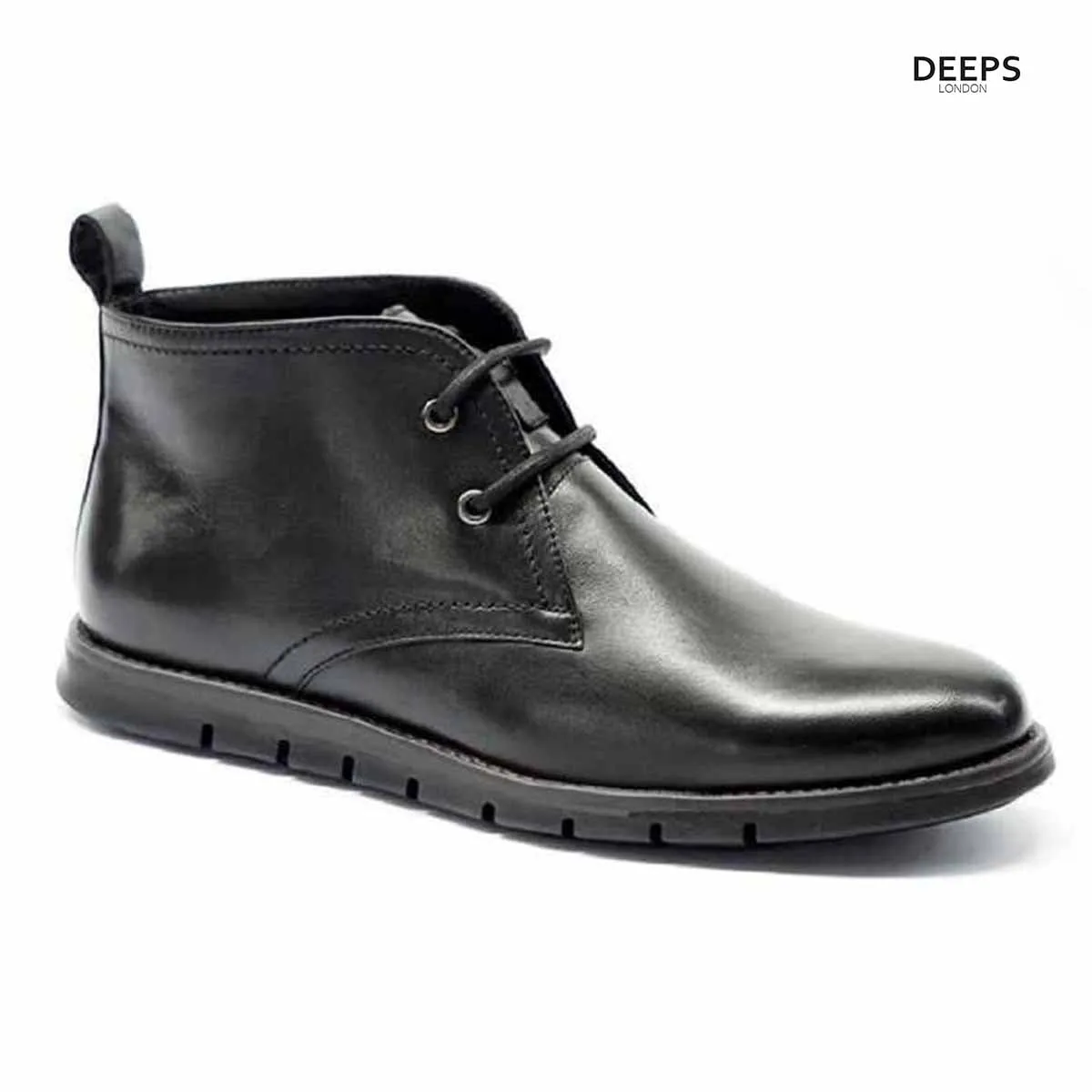 ASKEY MEN'S LACE-UP CHELSA BOOTS