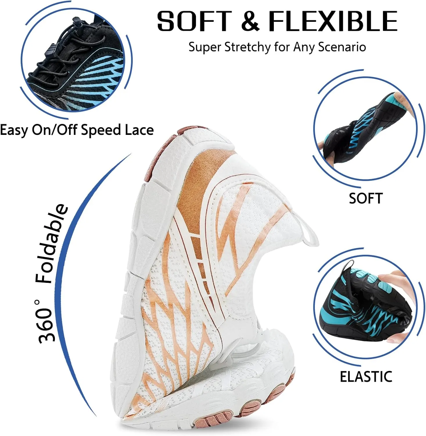 Barefoot Shoes Women Men Hike Comfortable Grounded Lightweight Footwear Non-Slip Sole Wide Toe Box