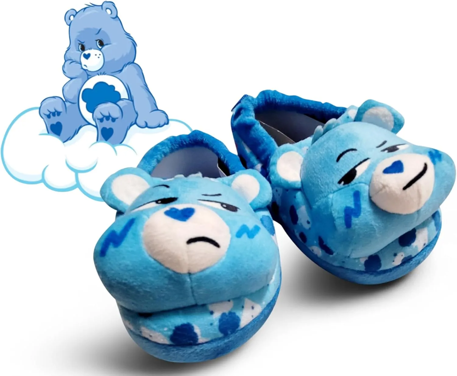 Care Bears Plush Warm Indoor Home Slipper for Girls (Toddler)