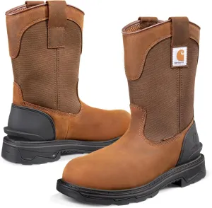 Carhartt Men's Ironwood Waterproof 11" Soft Toe Wellington Work Boots