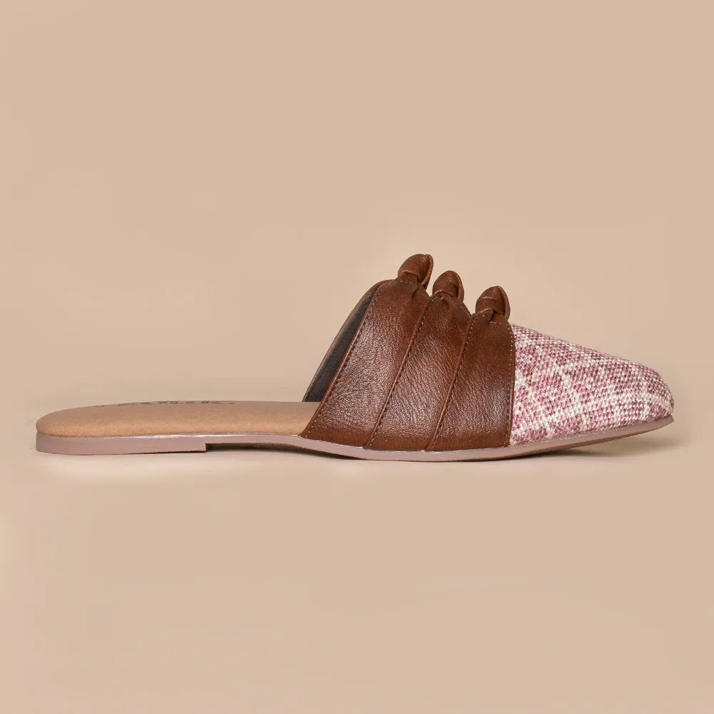 Chamoli Motif Knotted Mule