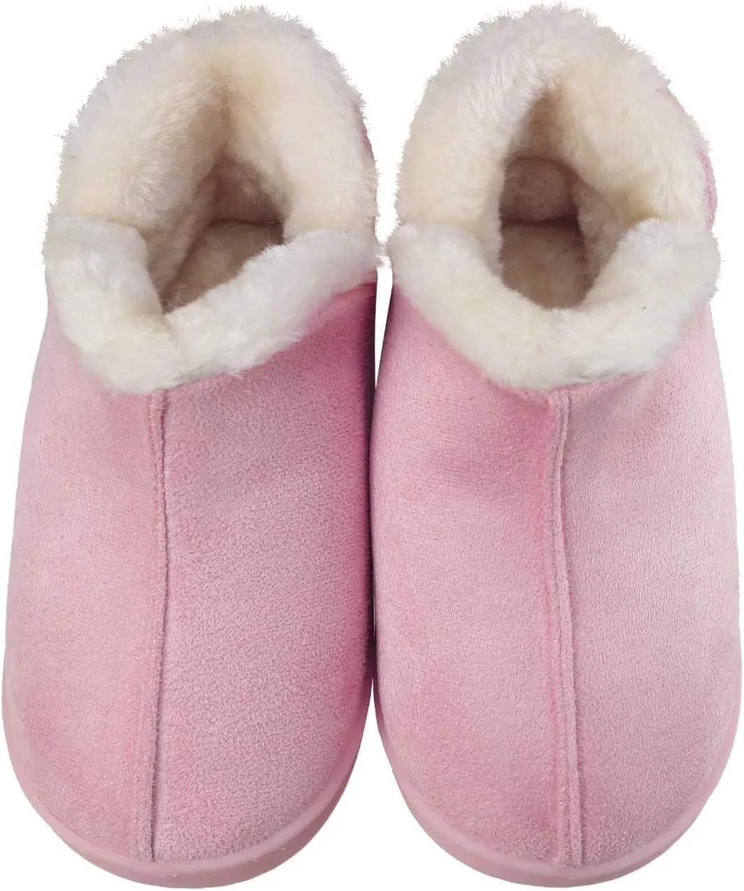 ChayChax Kids Indoor Outdoor Slippers Micro Suede House Shoes Boys Girls Winter Warm Fluffy Plush Slipper Boots with Anti-Slip Sole