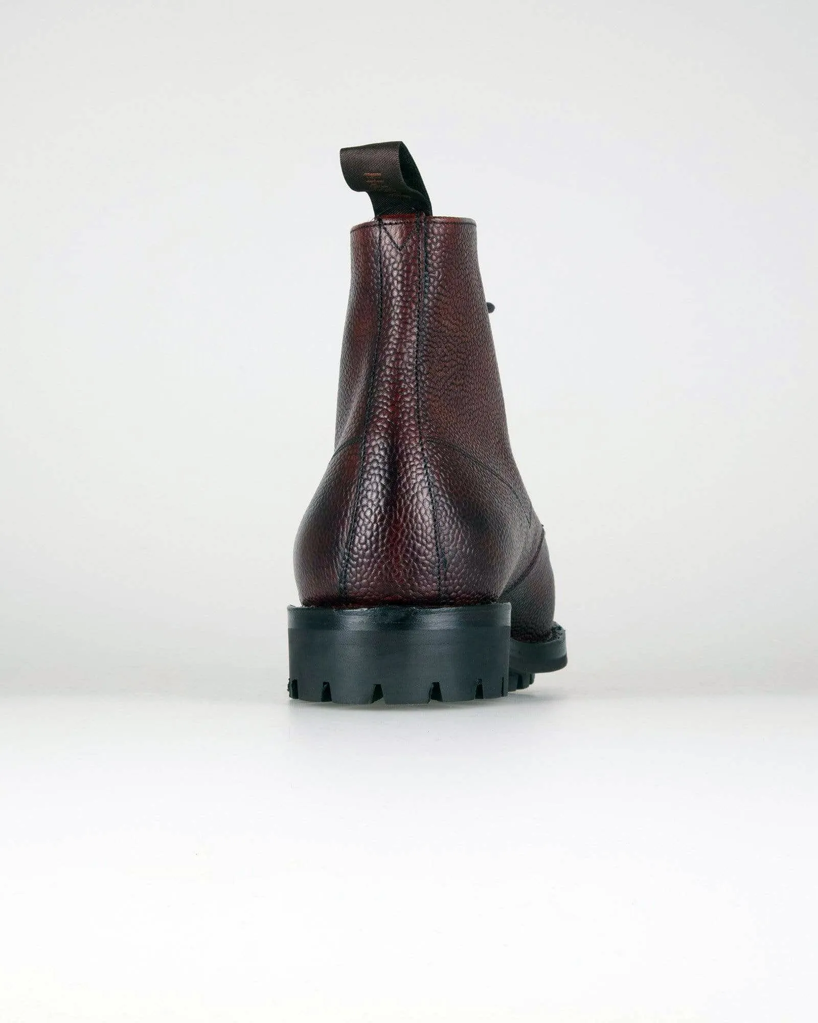 Cheaney Pennine II R Country Derby Boot - Burgundy Grain Leather