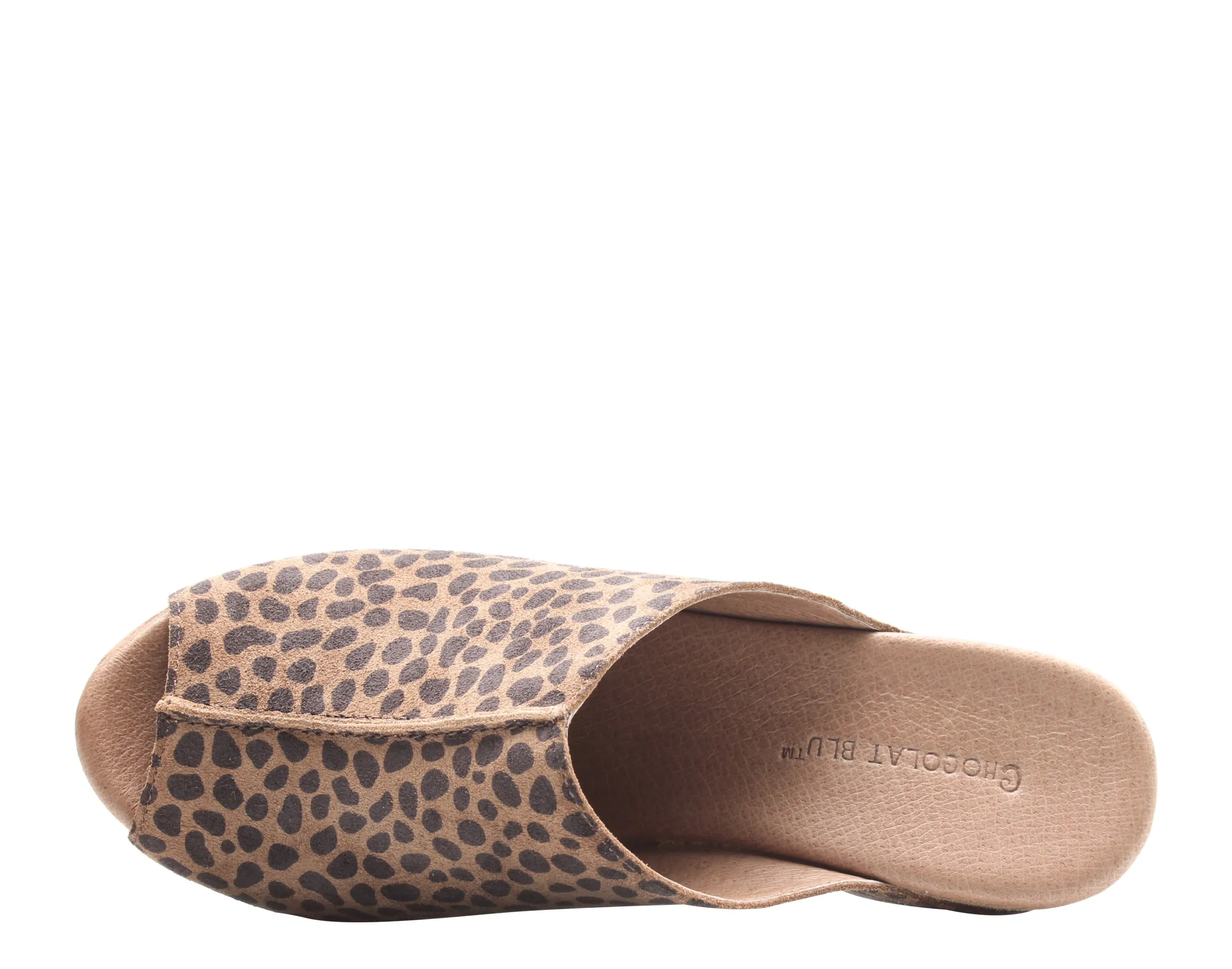 Chocolat Blu Wynn Peep Toe Wedge Women's Sandal