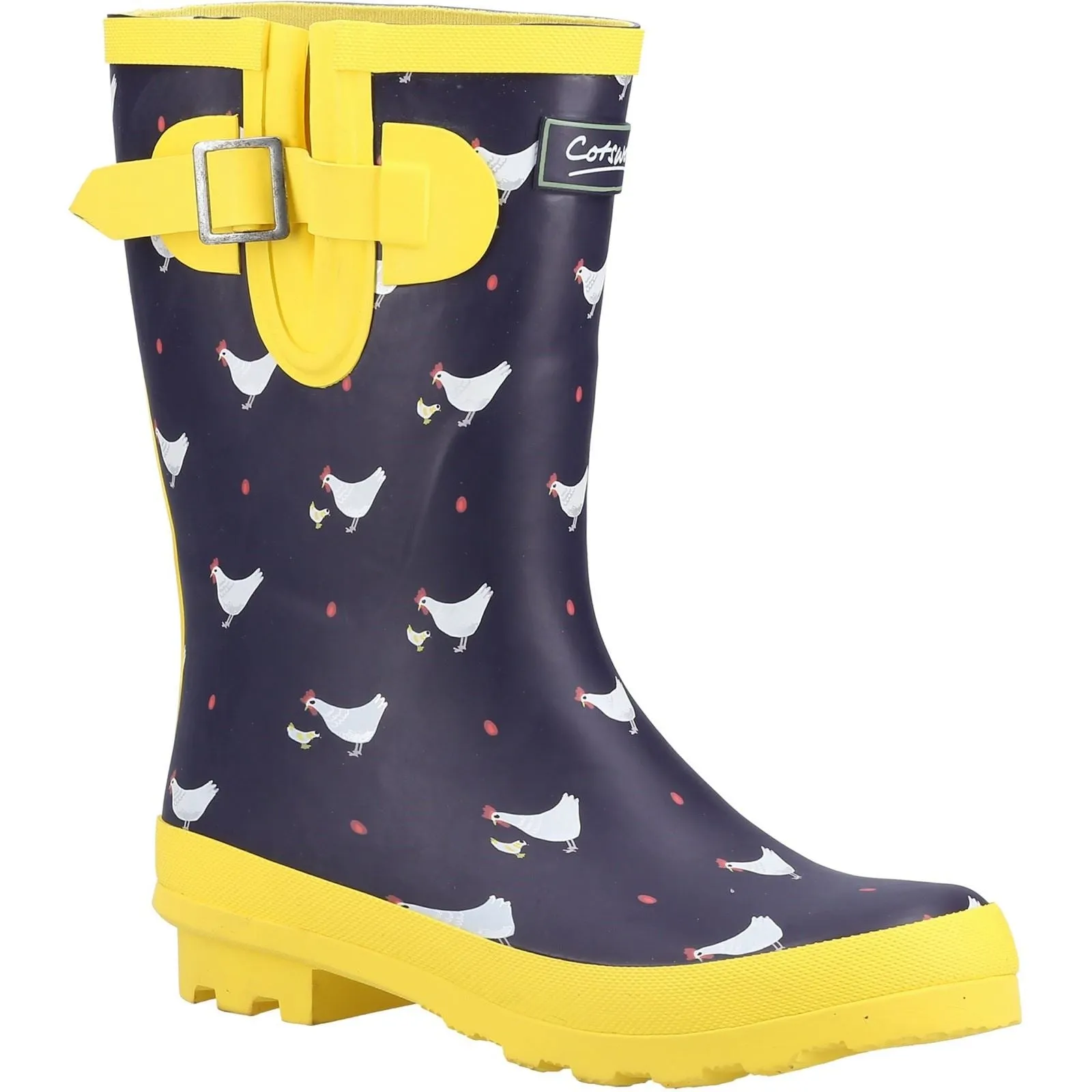 Cotswold Women Boots - Farmyard Mid Wellington in 2 Colours, 3-8