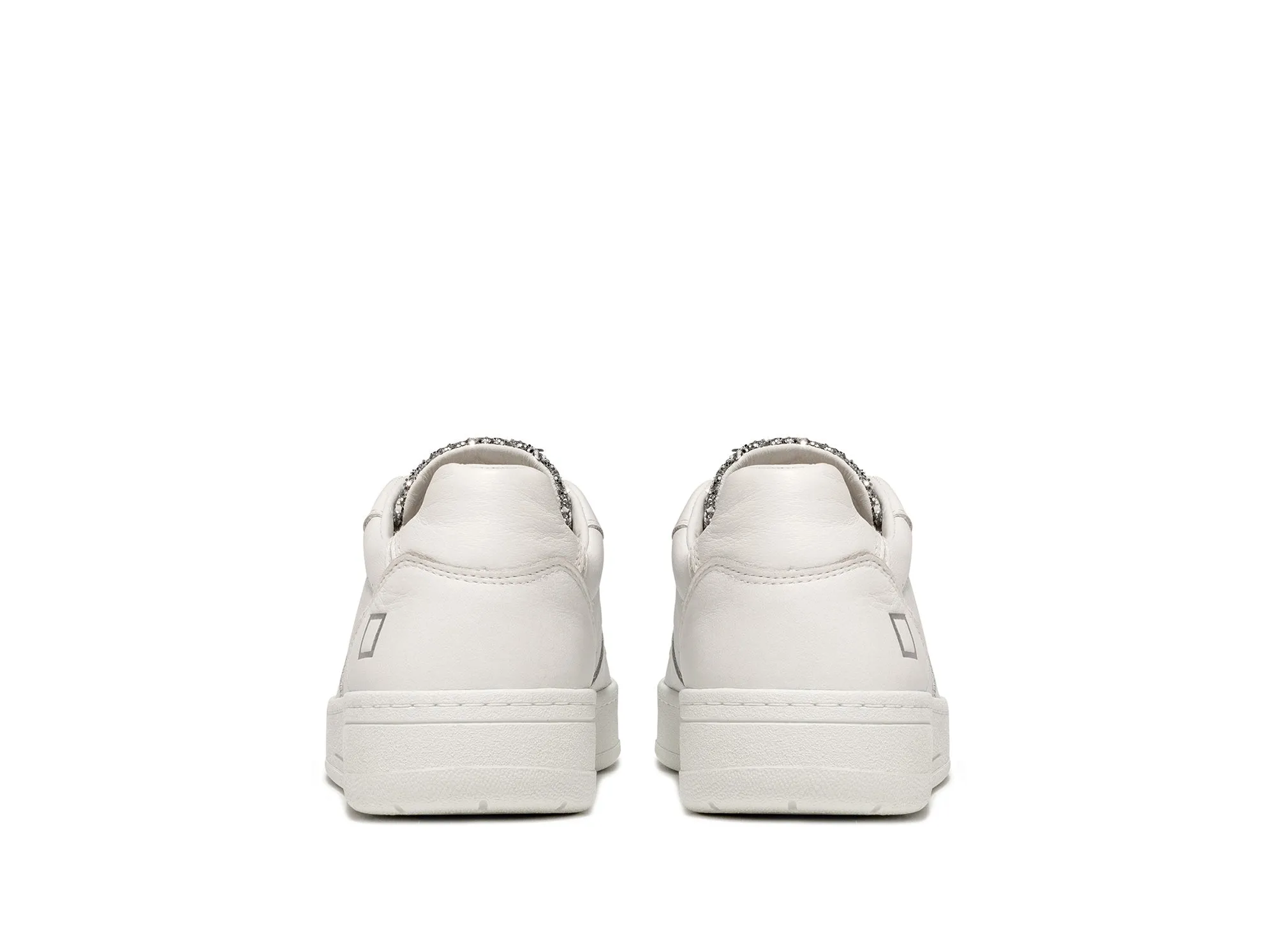Court Pop Glitter White Trainer