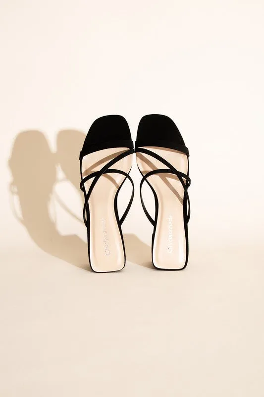 CRIMP MULE SANDAL