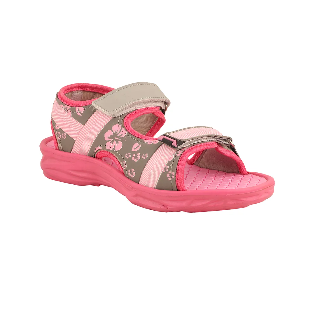 FUEL Zesty Open Toe Two Strap Sandals with Comfort Sole For Little Girls