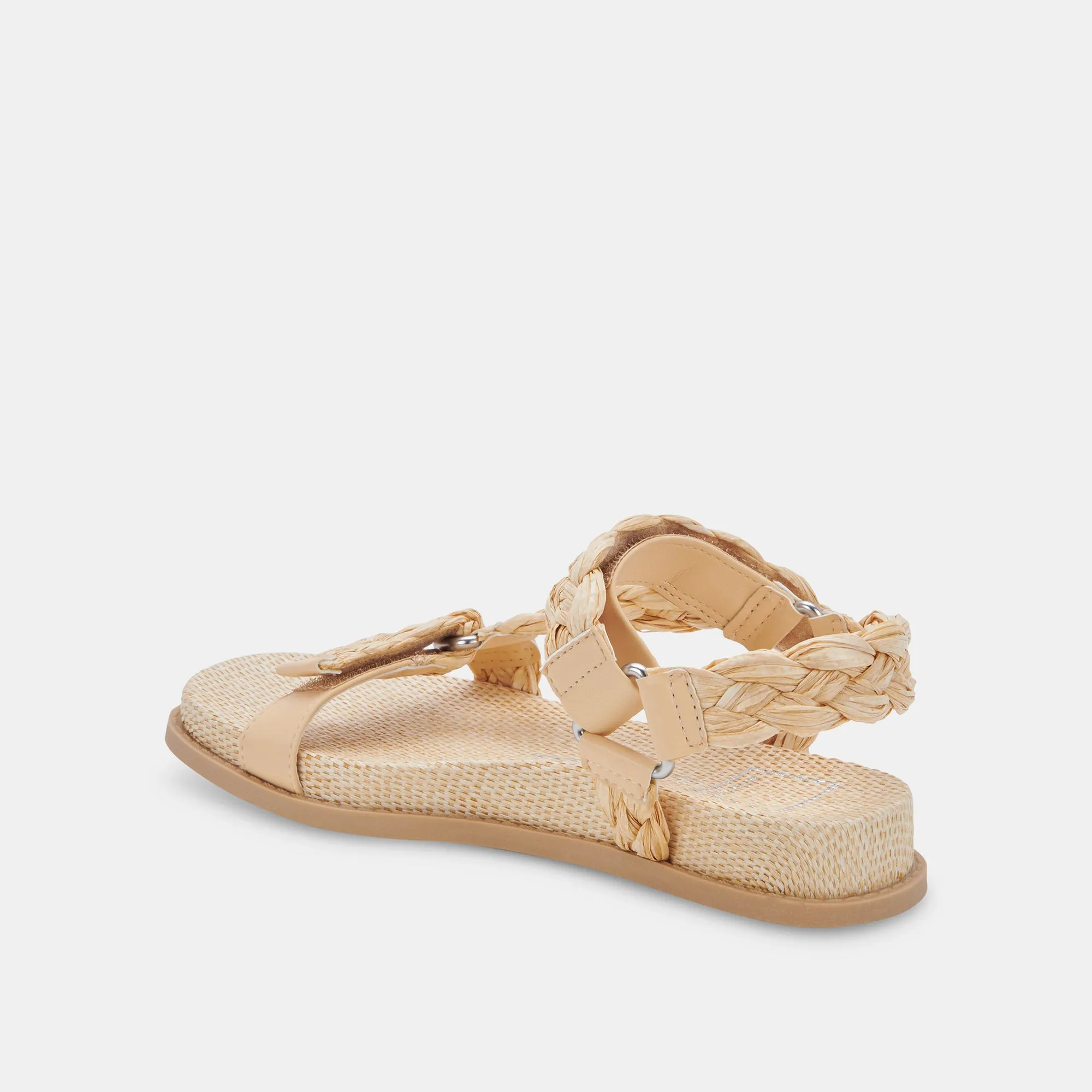 GIMRA SANDALS LT NATURAL RAFFIA
