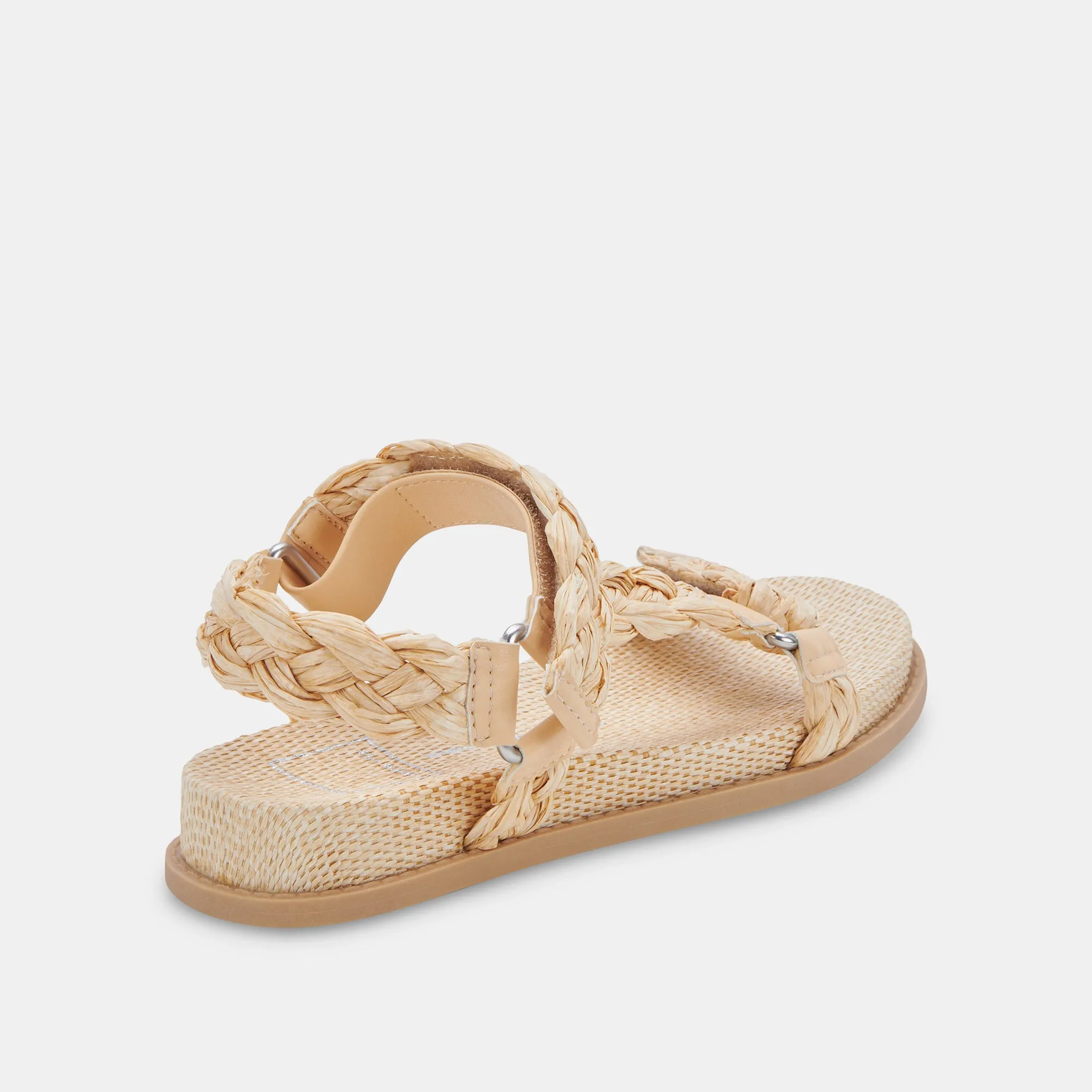 GIMRA SANDALS LT NATURAL RAFFIA