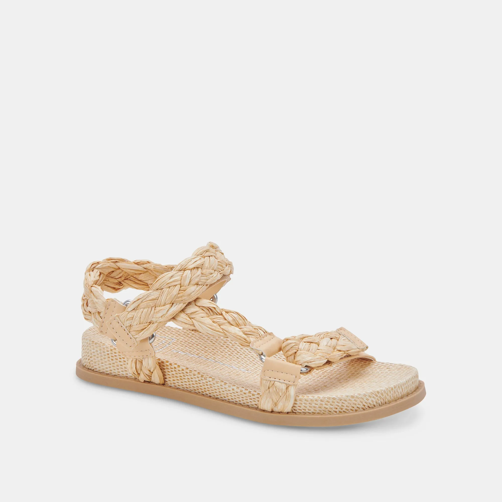 GIMRA SANDALS LT NATURAL RAFFIA