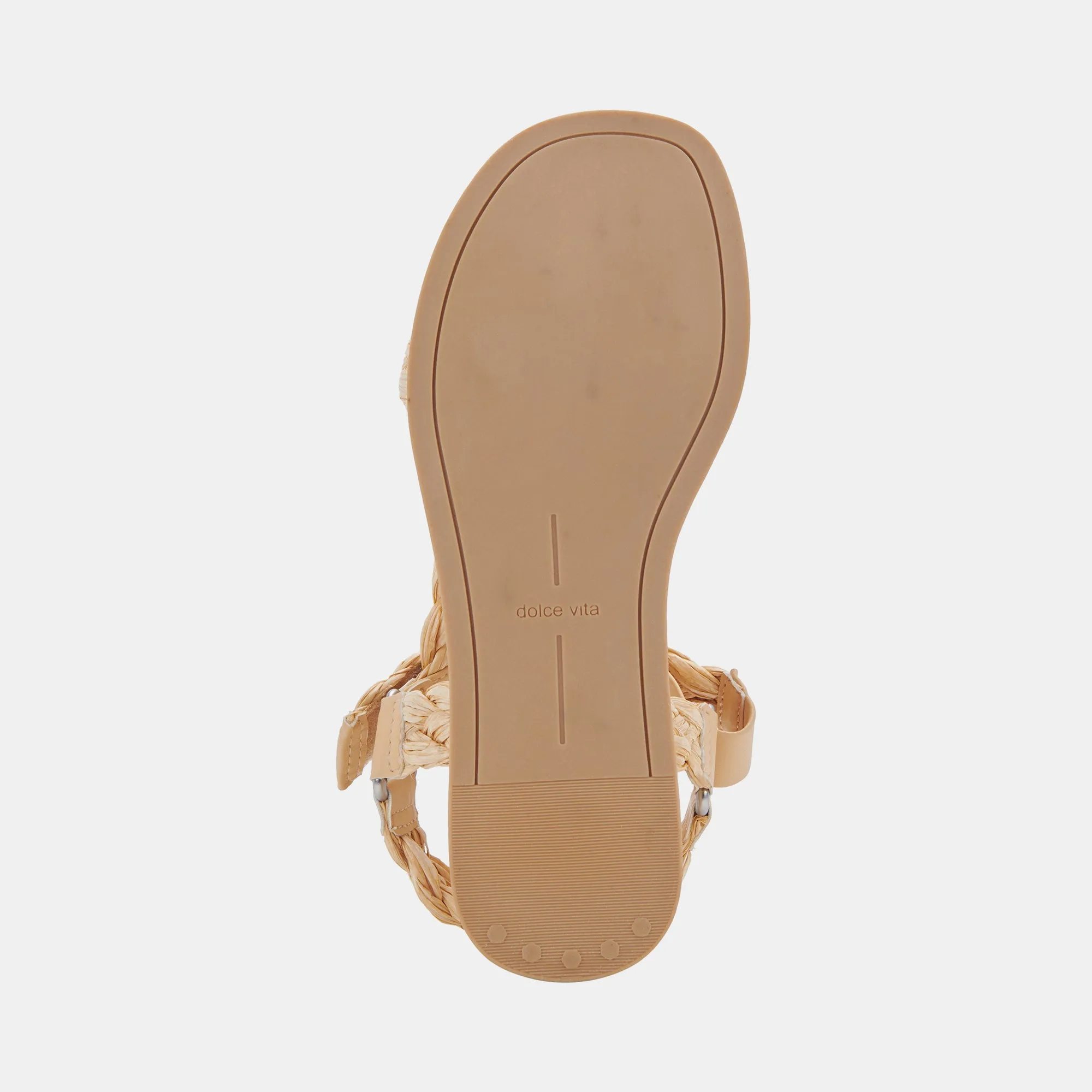 GIMRA SANDALS LT NATURAL RAFFIA