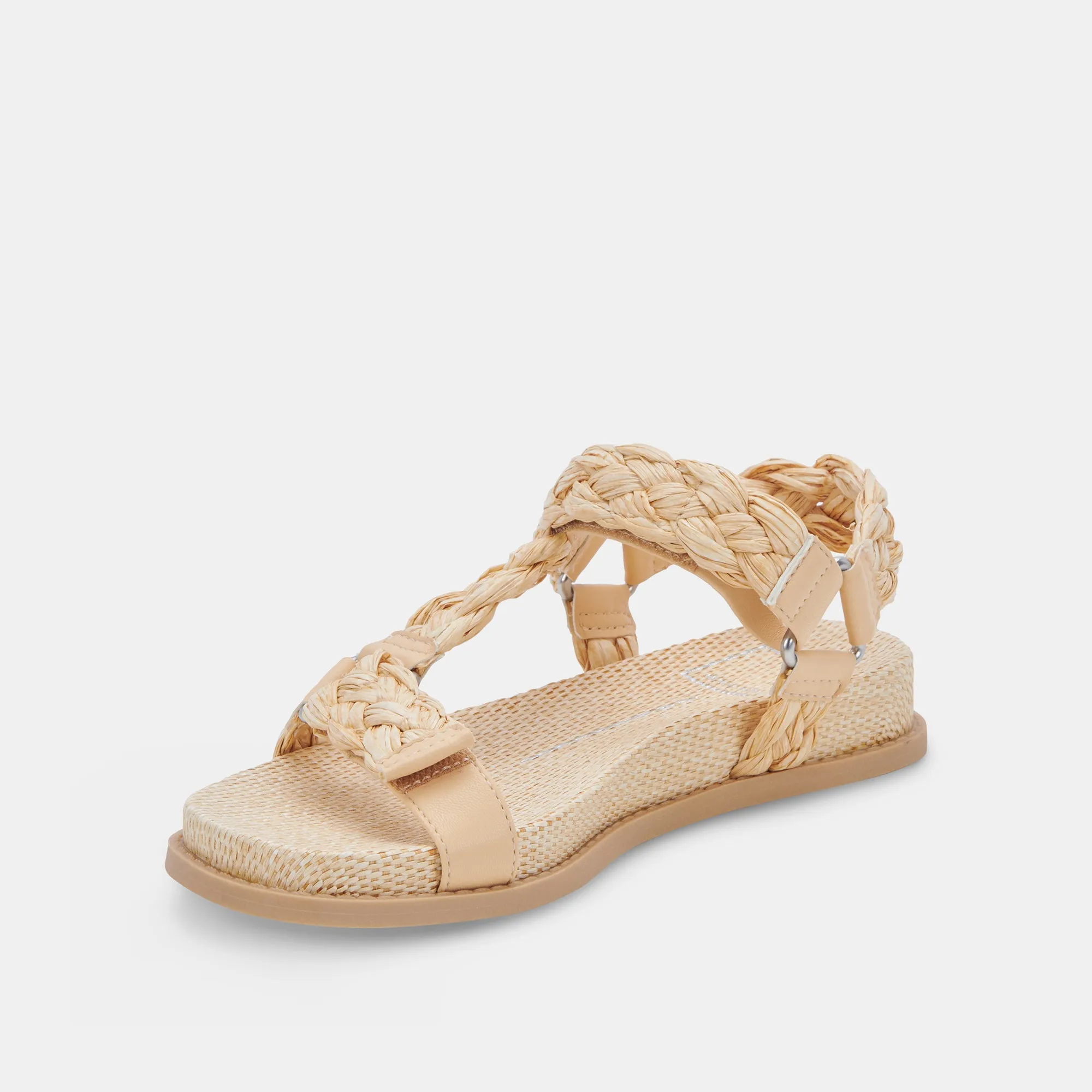 GIMRA SANDALS LT NATURAL RAFFIA