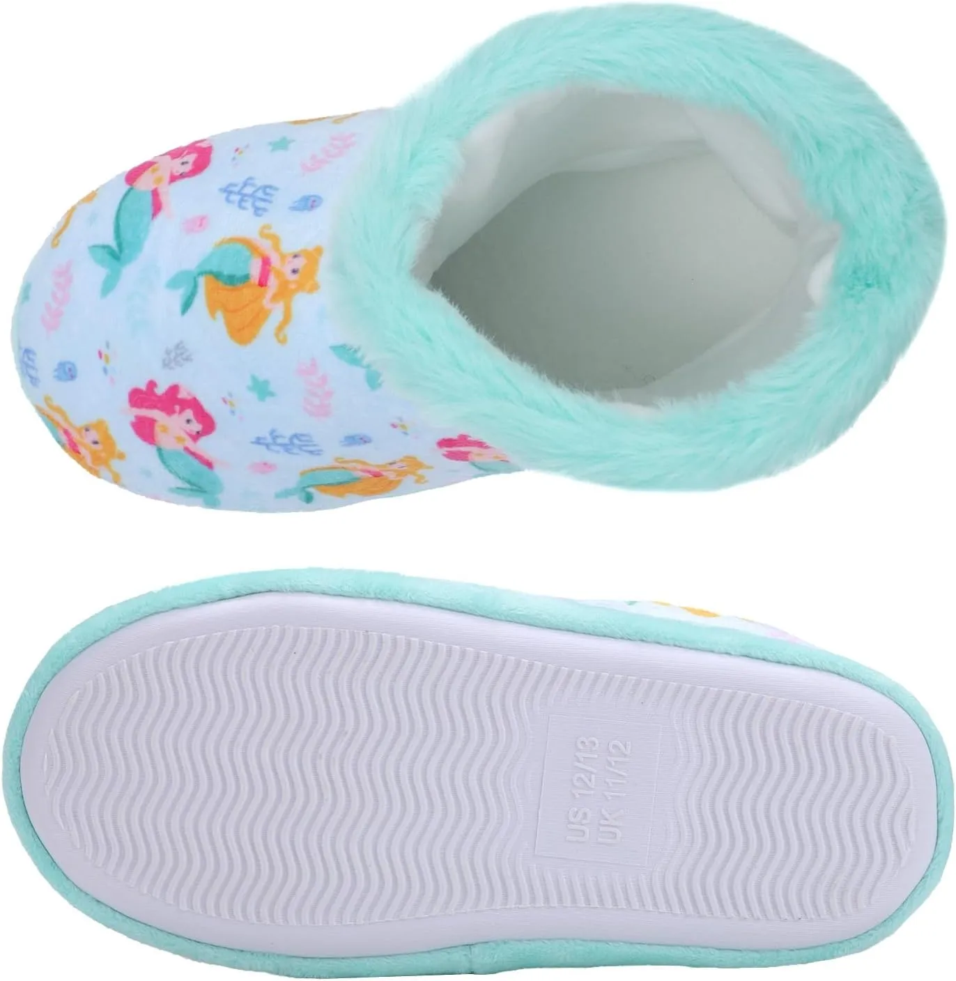 Girls Fuzzy Warm Soft Boot Slipper Non-Slip House Shoes Outdoor Indoor Winter Cozy Warm Kids Slipper