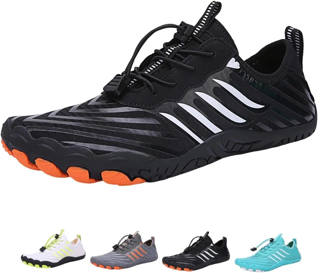 Grounded Footwear for Women Men, Wide Toe Box Hike Barefoot Shoes, Healthy & Non-Slip Grounding Shoe Quick-Dry Breathable Waterproof Beach Swim Surf Comfort Wear Water Shoes