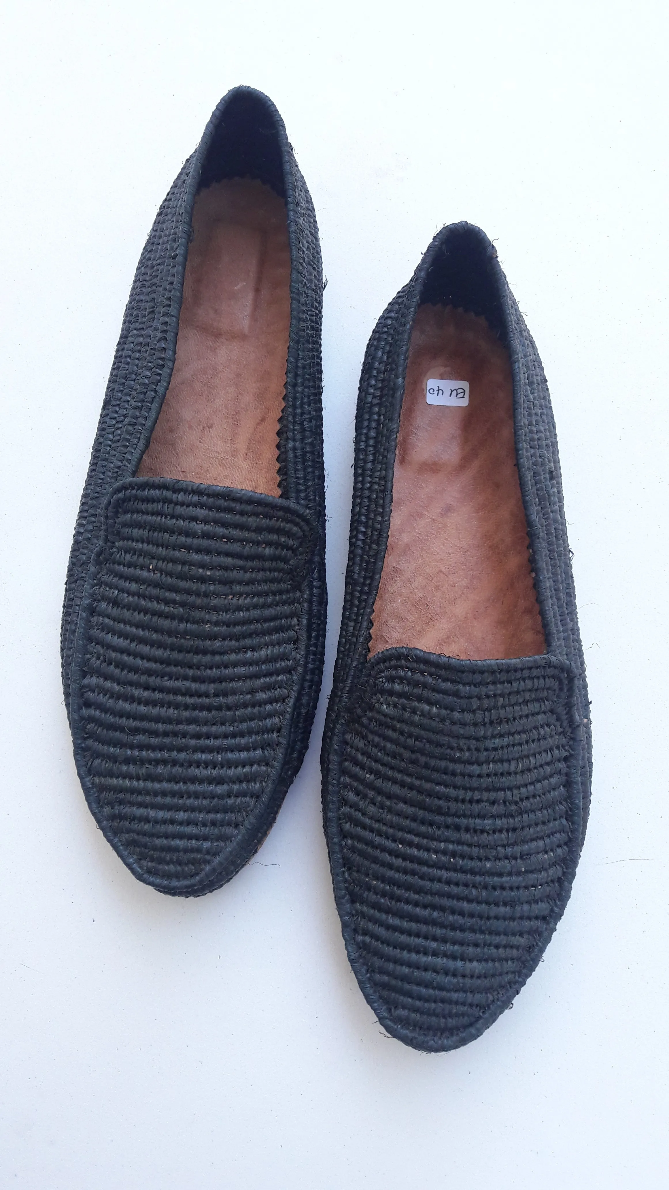 Handmade Moroccan Raffia Footwear