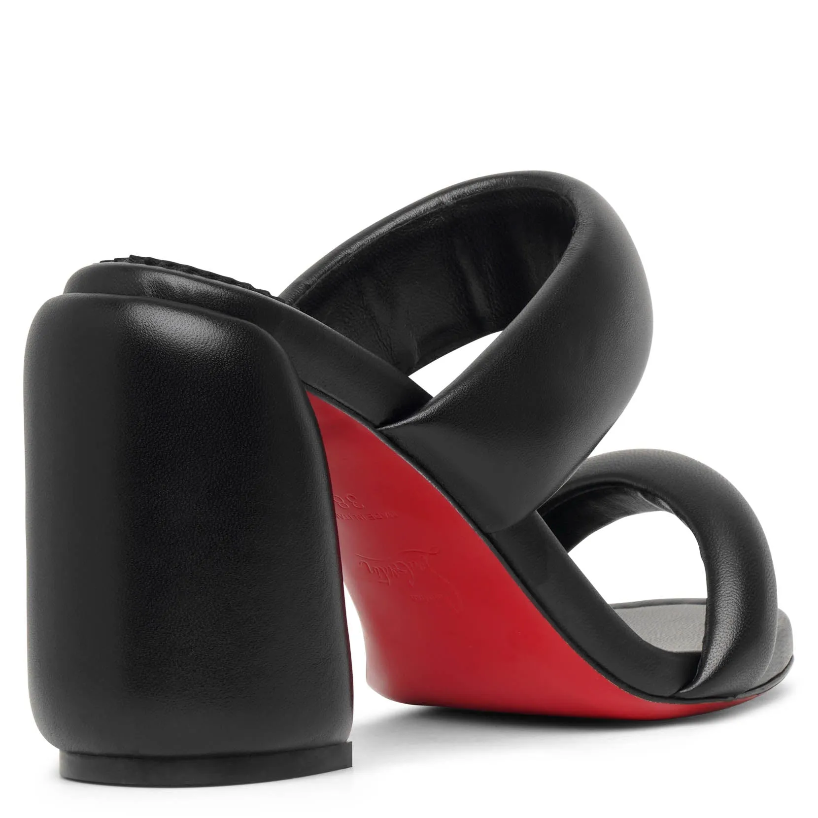 Inflama Sab 85 black leather mules