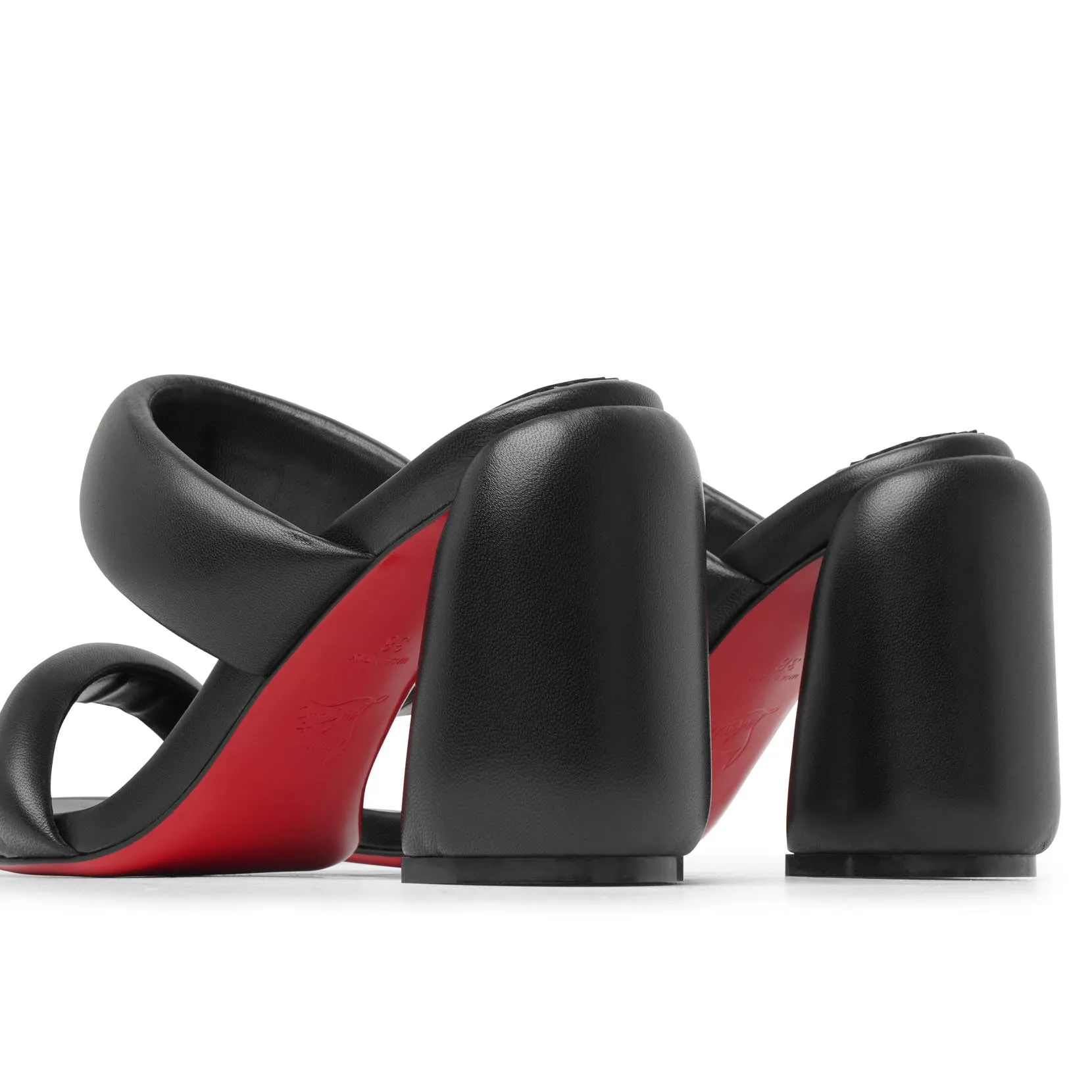 Inflama Sab 85 black leather mules