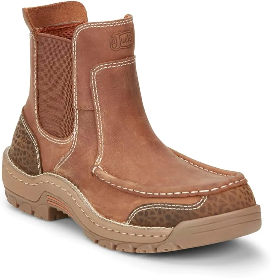 Justin Boots Men's Channing 6" Pull-On Work Boot