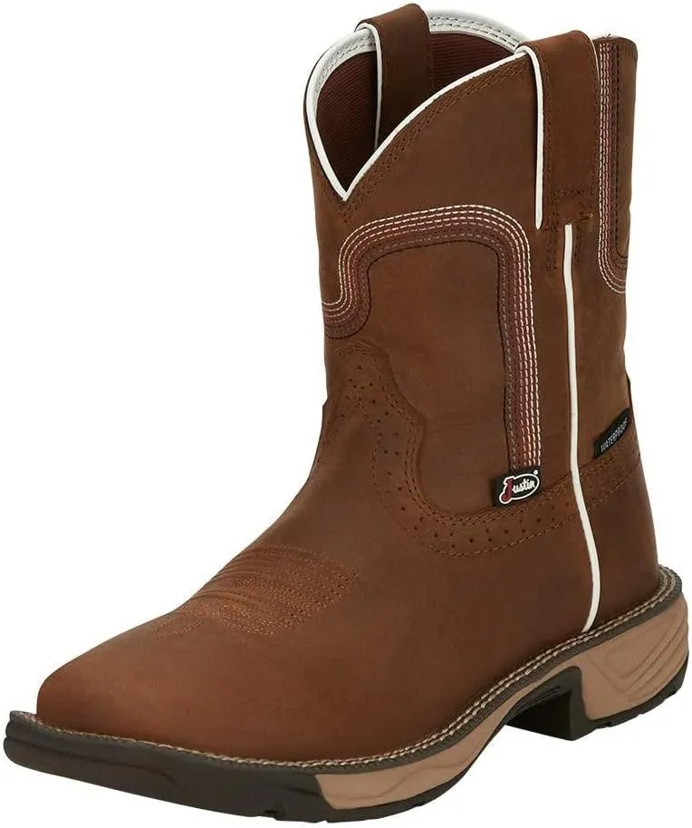 Justin Women's Stampede Rush WP Soft Square Toe Work Boot
