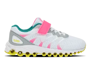 K-Swiss Kids Tubes 200 Strap Highrise Neon Pink Neon Teal Opt Yellow Shoes
