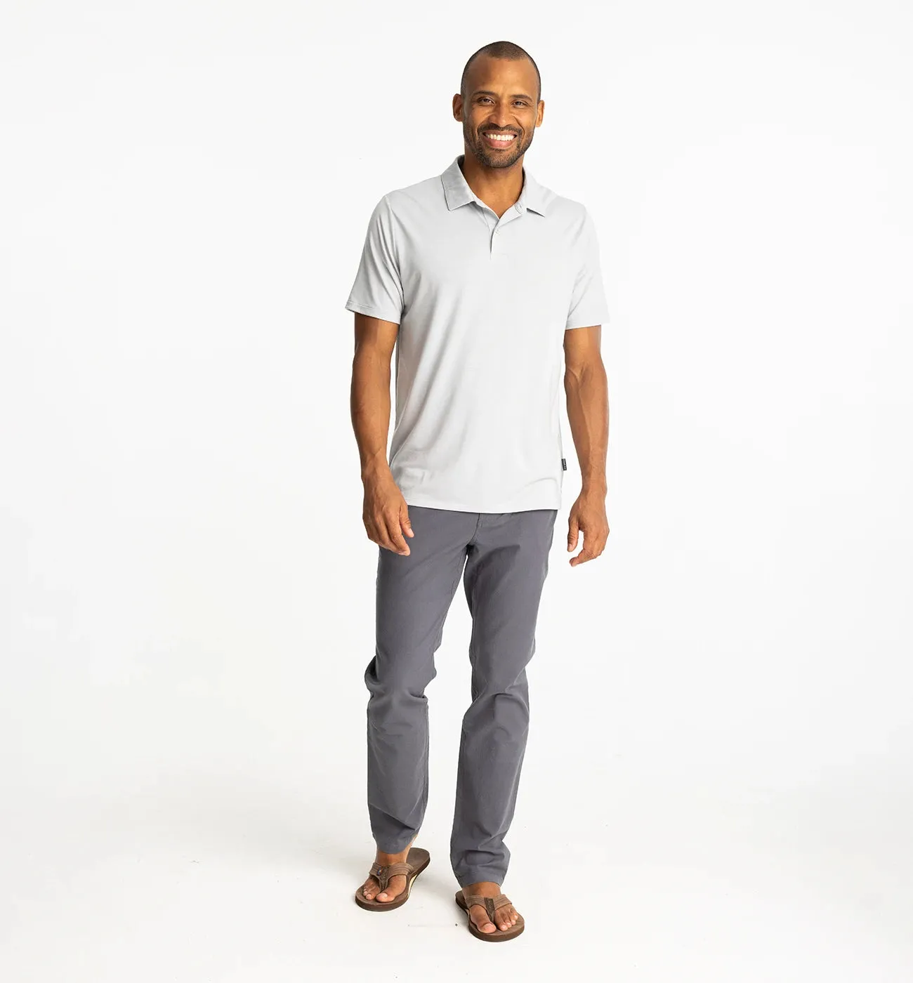 Men's Stretch Canvas 5 Pocket Pant - Smoke