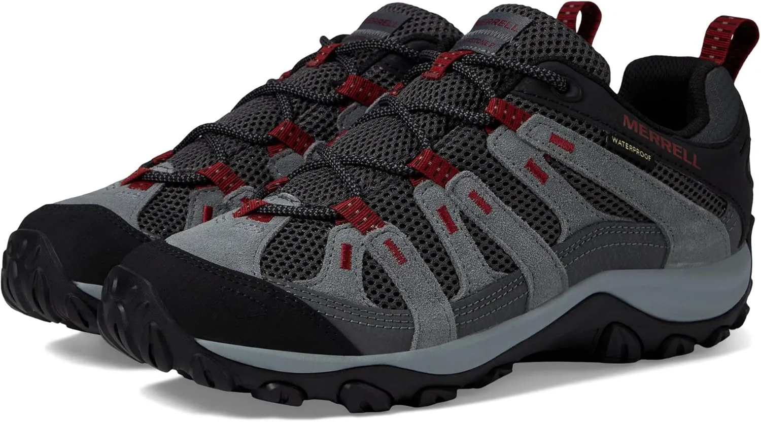 Merrell Men's Alverstone 2 Waterproof Hiking Shoe, Granite/DAHL, 8