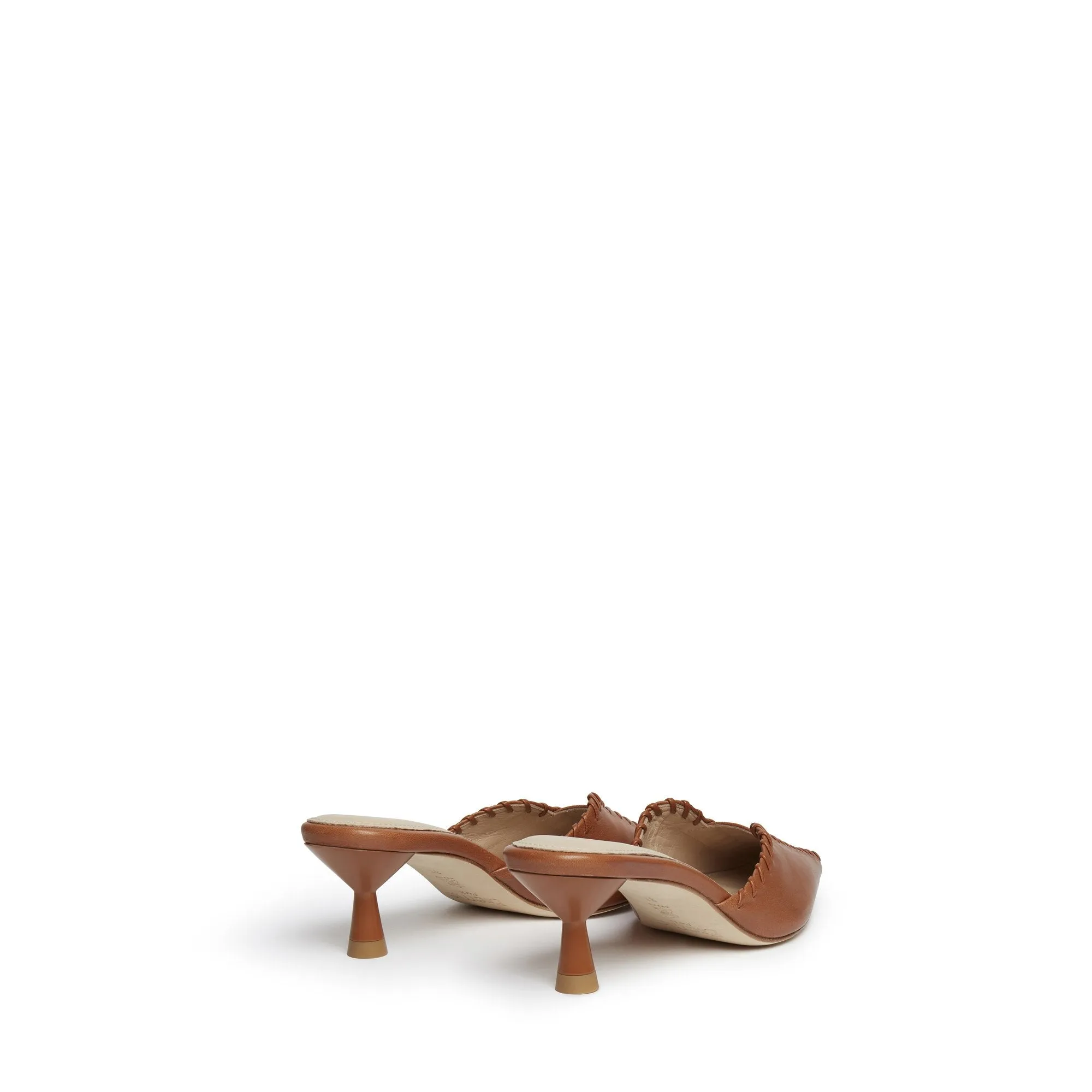 Mules Stitch Brown