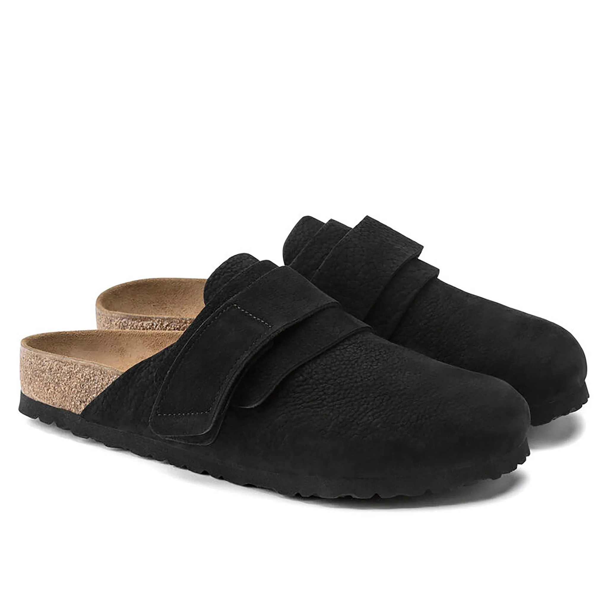 Nagoya Mules - Nubuck Desert Dust Black