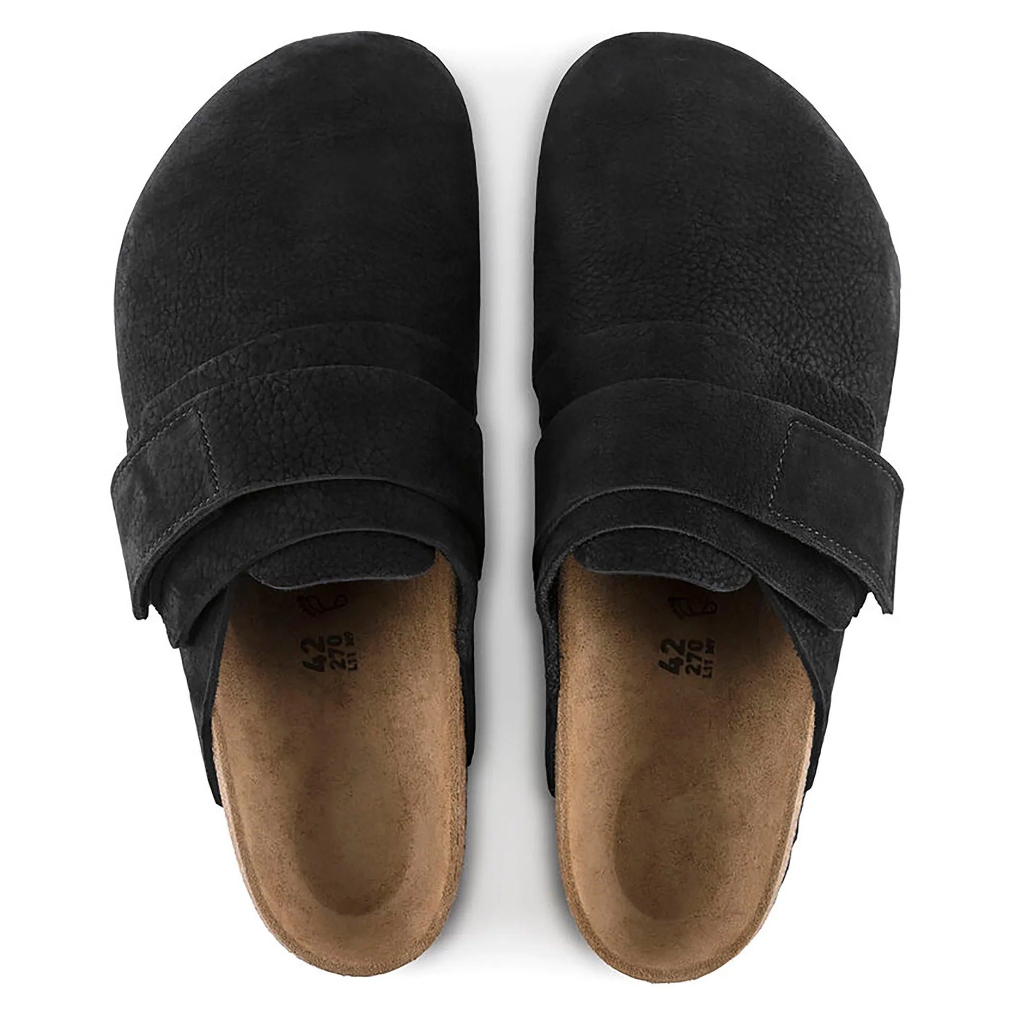 Nagoya Mules - Nubuck Desert Dust Black