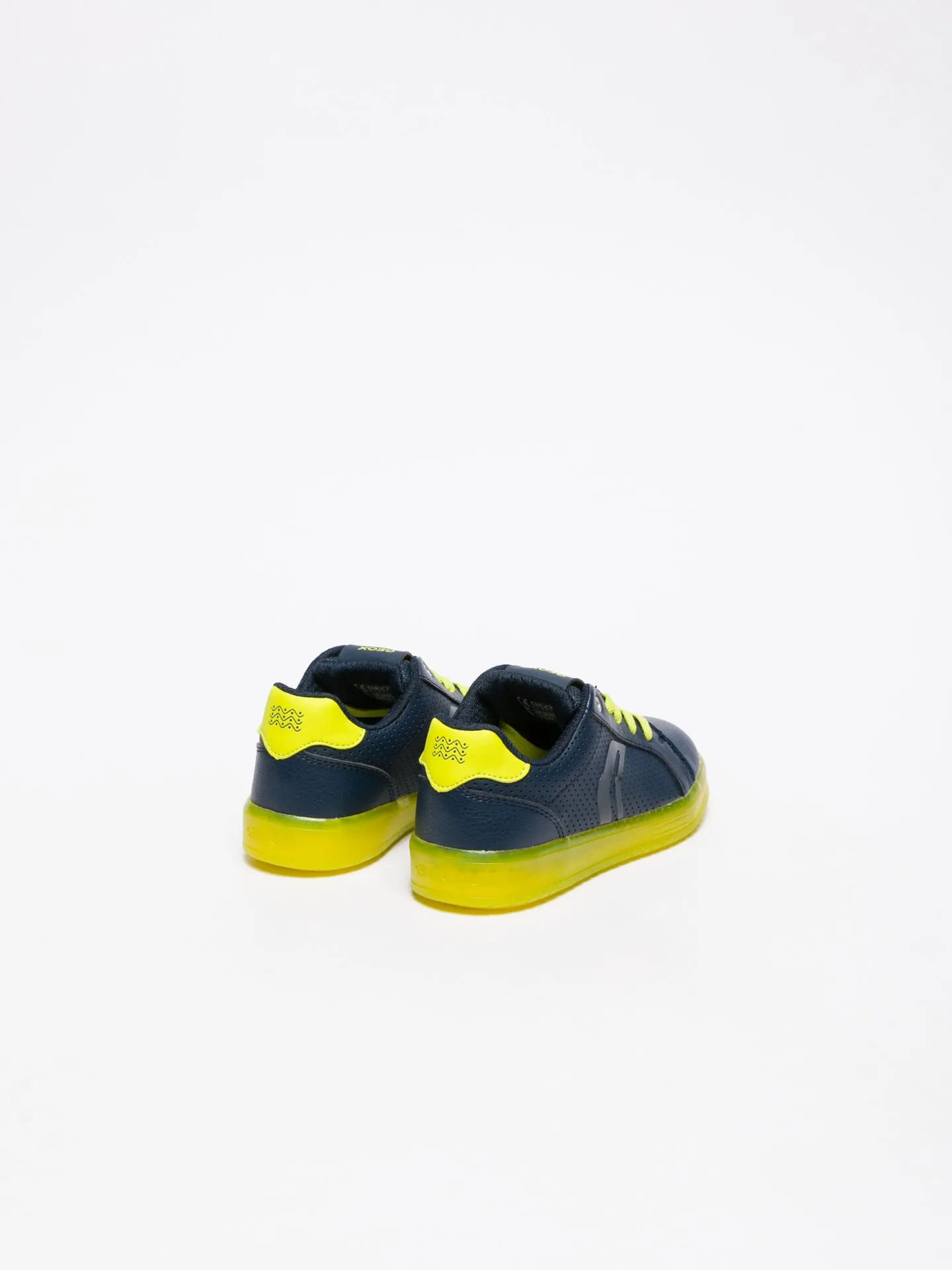 Navy Lace-up Trainers