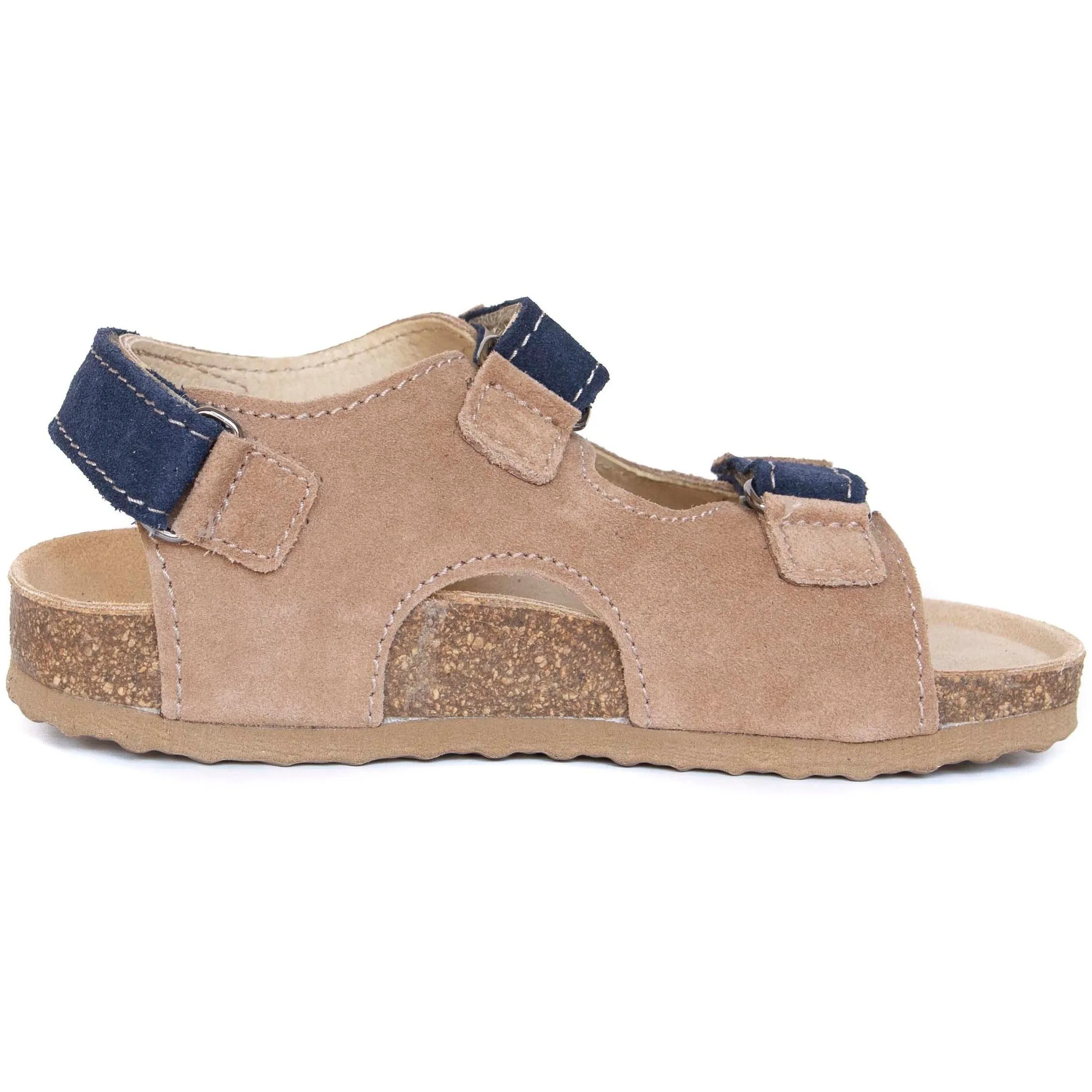orthopedic older boys sandals  with open heel: T27: color brown