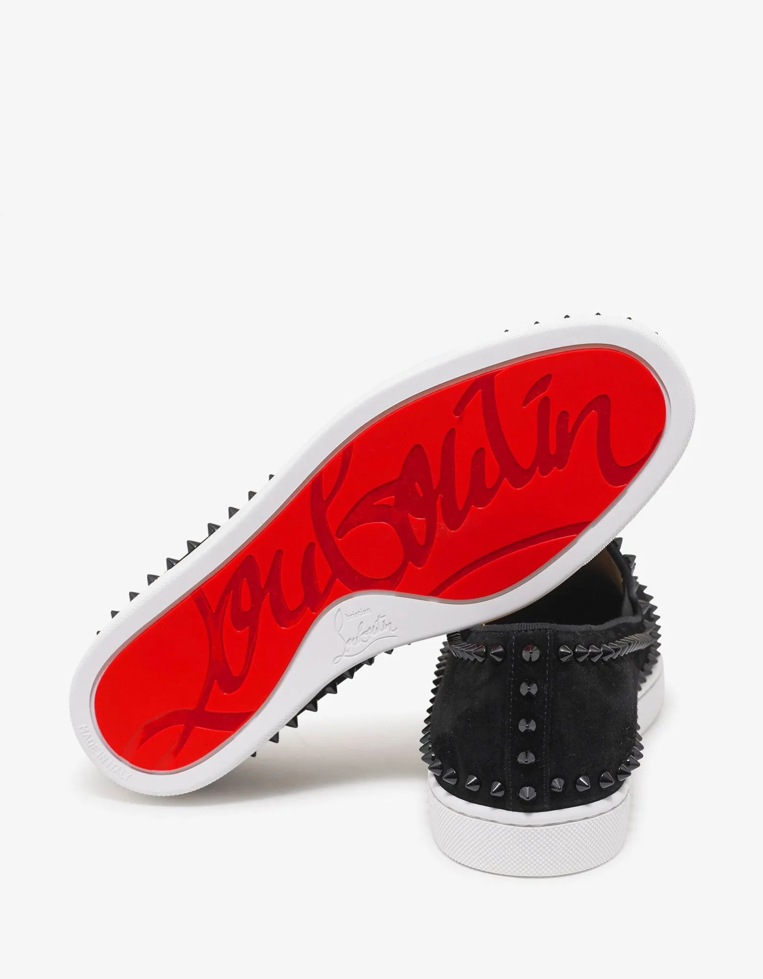 Pik Boat Black Suede Leather Trainers