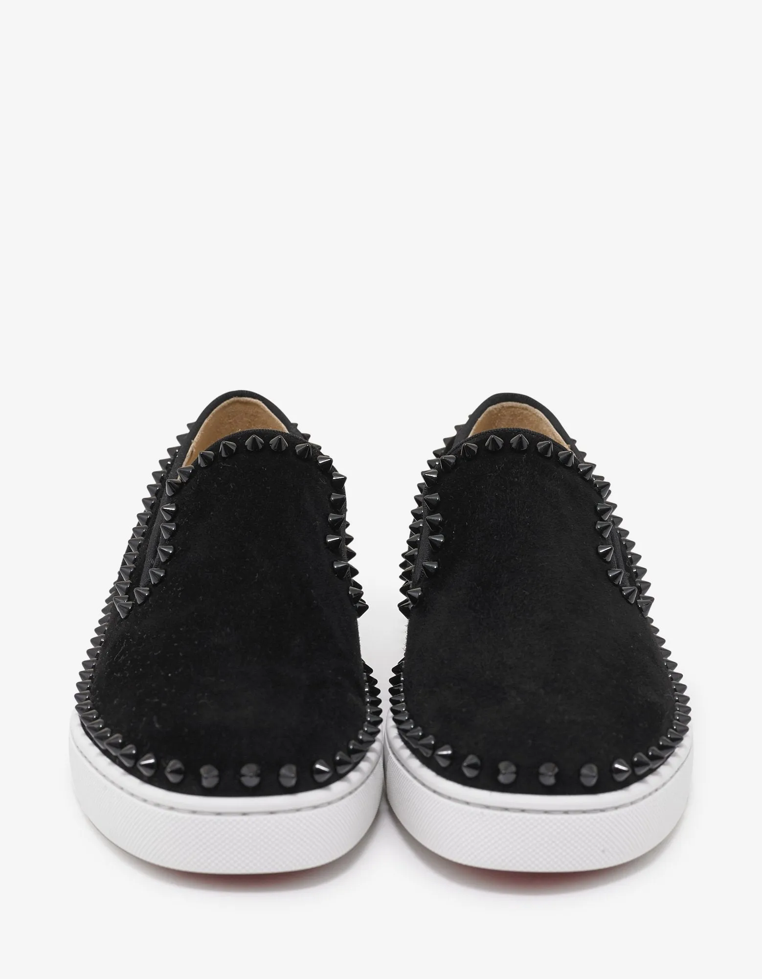 Pik Boat Black Suede Leather Trainers