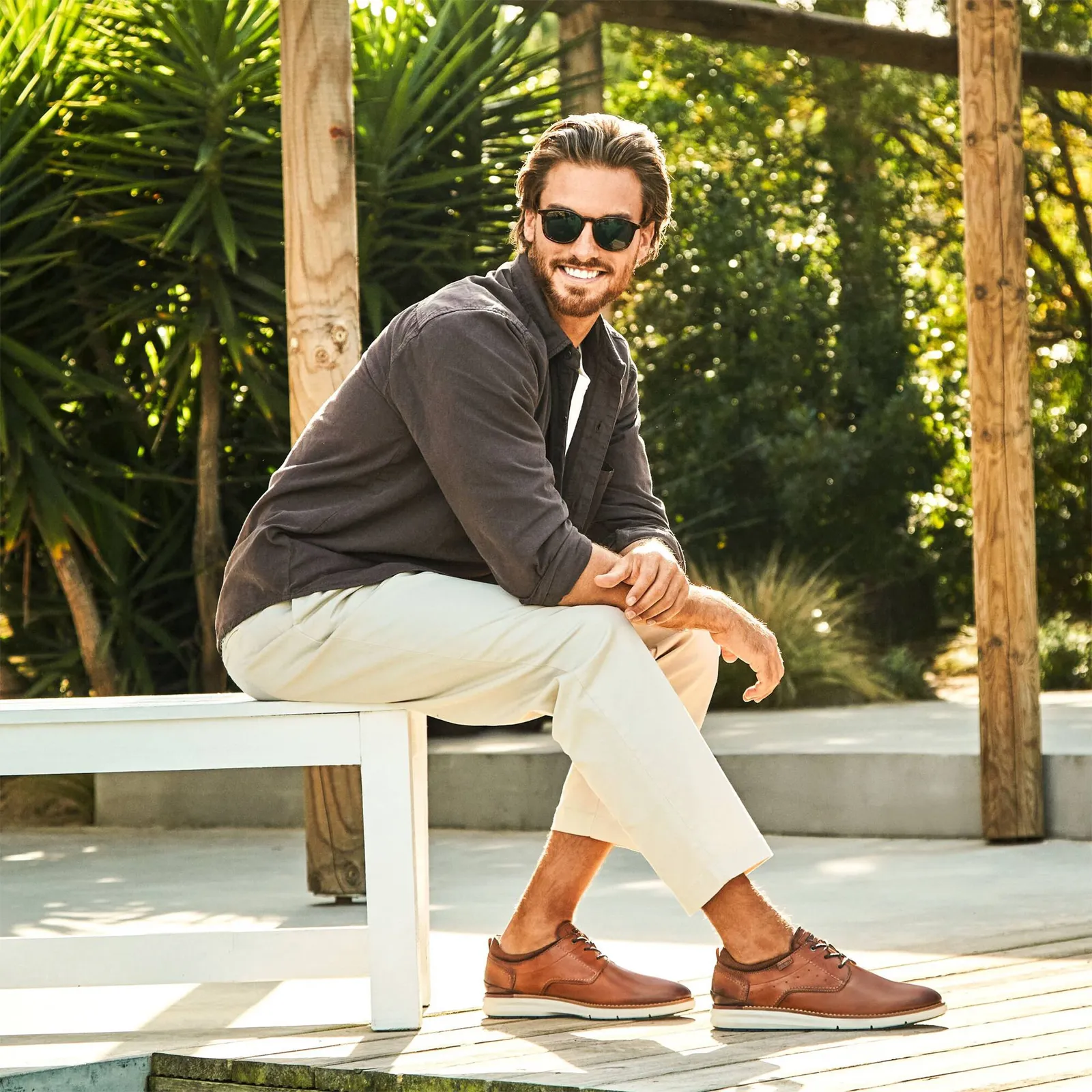 Pikolinos Manacor M1A-4276C1 Oxford (Men) - Brandy