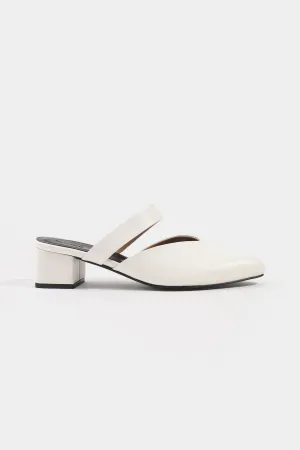 Pointed Toe Kitten Heel Mules