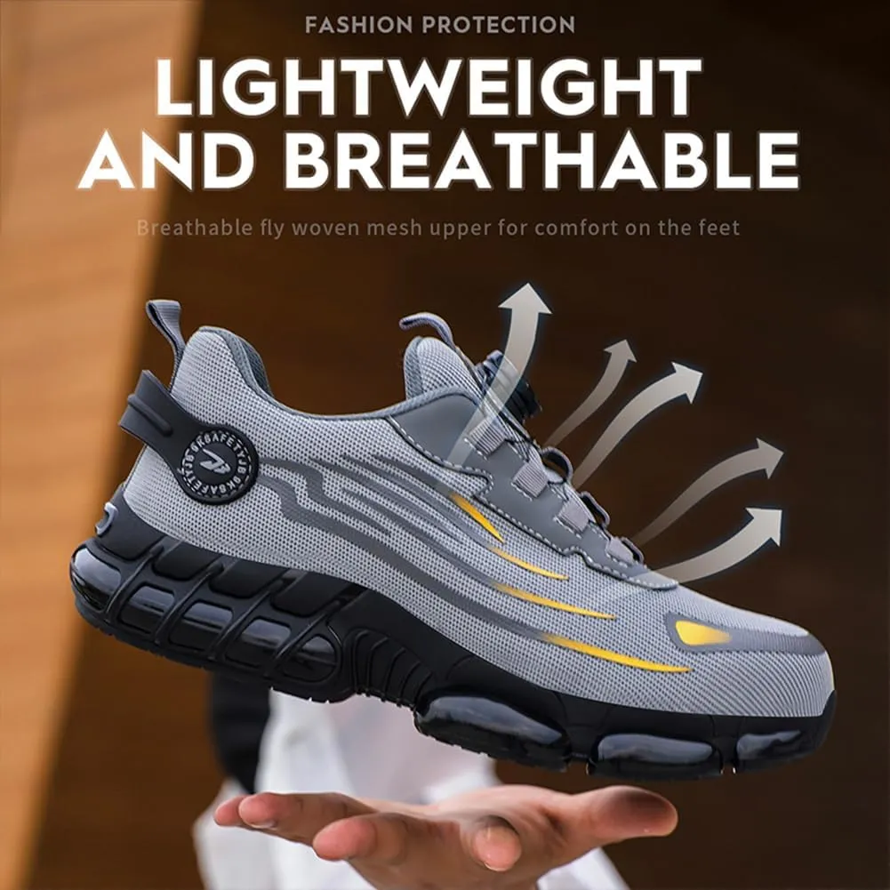 Prestivos Shoes for Men Women Prestivos Steel Toe Shoes Safety Steel Toe Sneakers for Men 2025 New Comfortable Work Shoe