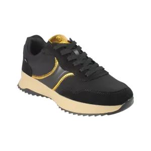 Rieker Womens Trainer W1302-00 Evolution Black/Gold