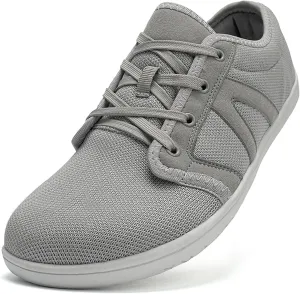SECHRITE Womens Mens Wide Width Barefoot Sneakers Minimalist Zero Drop Sole Wide Toe Box Fashion Walking Shoes