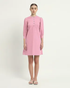 The Roslyn Fondant Pink Cotton Dress
